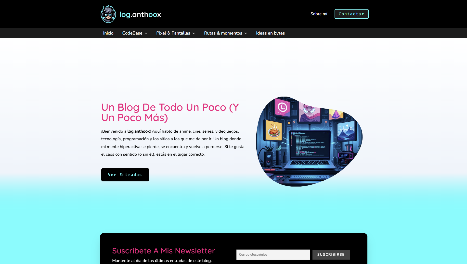 Logo log.anthoox blog personal